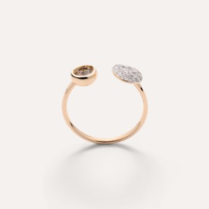 Sabbia Ring - Rose Gold 18kt, Brown Diamond, Diamond