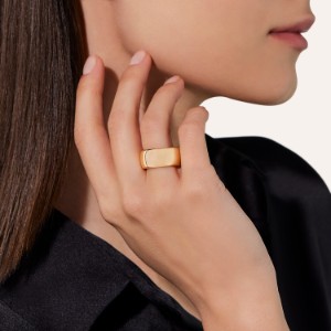 Bague Iconica Medium-large - Or Rose 18kt