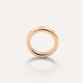 Iconica Extra Slim Ring - Rose Gold 18kt, Diamond