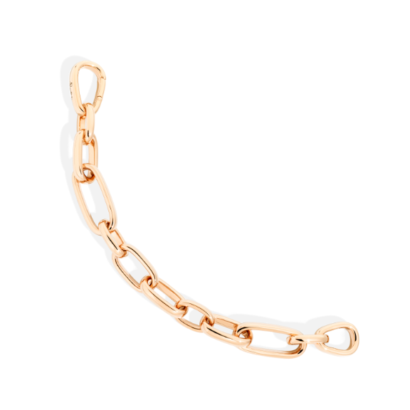 Chain bracelet rose gold pearls-unique wedding jewelry - Monika Knutsson
