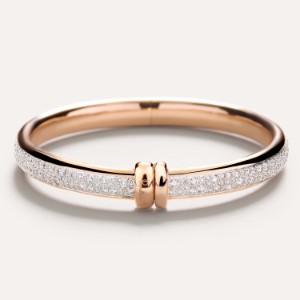 Iconica Bangle - Rose Gold 18kt, Diamond