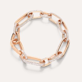 Pulsera Iconica Slim - Oro Rosa 18kt, Diamante