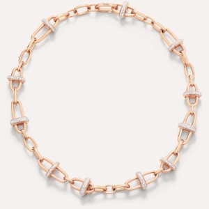 Collier Iconica - Or Rose 18kt, Diamant