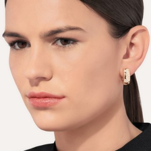 Iconica Earrings - Rose Gold 18kt, Diamond