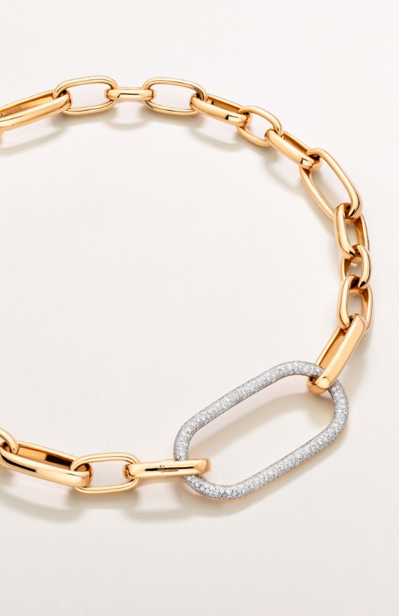 Edle Gold-Halsketten für Damen, Diamantketten