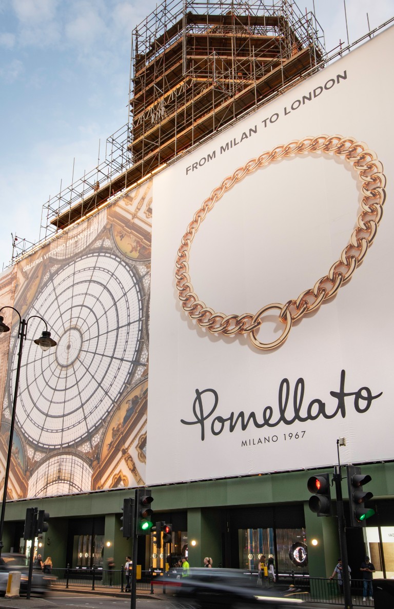 RETAIL SPOTLIGHT - From Milan to Harrods: the new Pomellato pop-up store,  celebrated with exclusive Catene collection design .